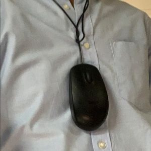 Mouse shaped tie. Also works as a mouse.